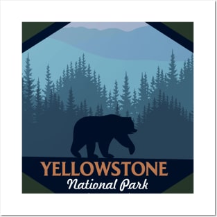 yellowstone national park Posters and Art